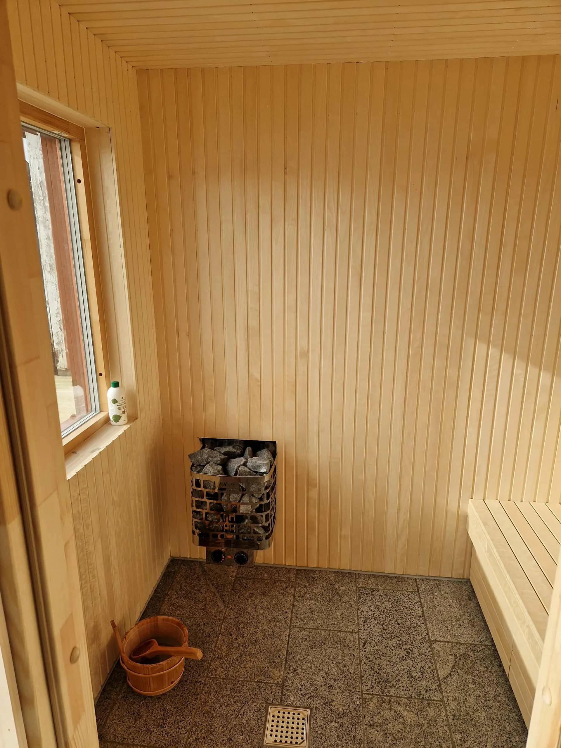 Träpanel korridor